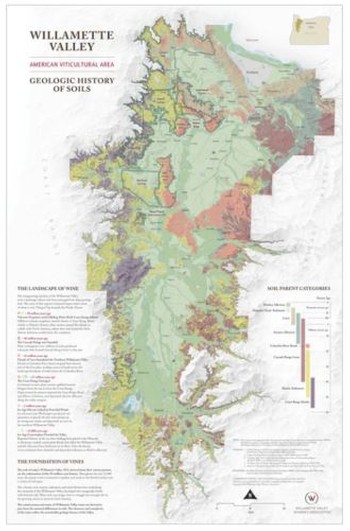 REW Willamette Valley Soil Map Poster