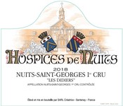 2018 Maison Evenstad, Hospices de Nuits Nuits-Saint-Georges Premier Cru Les Didiers Pinot Noir